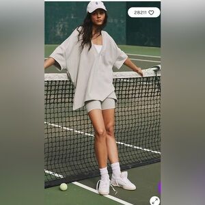 White Free People Hot Shot Reversible Set